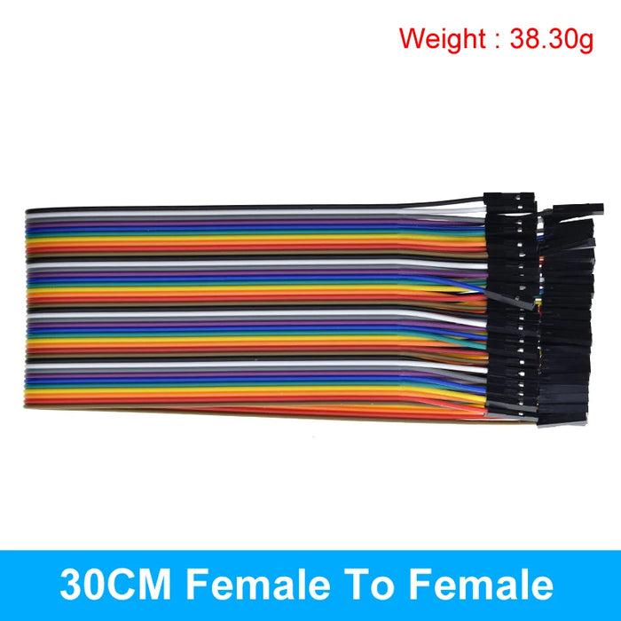 TZT Dupont Linea 10CM 20CM 30CM 40Pin Maschio a Maschio + Maschio a Femmina e Femmina a Femmina Jumper Wire Dupont Cavo per Arduino