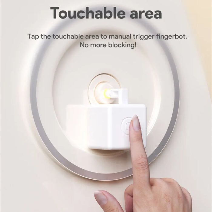 Tuya Zigbee Fingerbot Plus Smart Fingerbot Switch Button Pusher Smart Life Timer controllo vocale funziona con Alexa Google Assistant