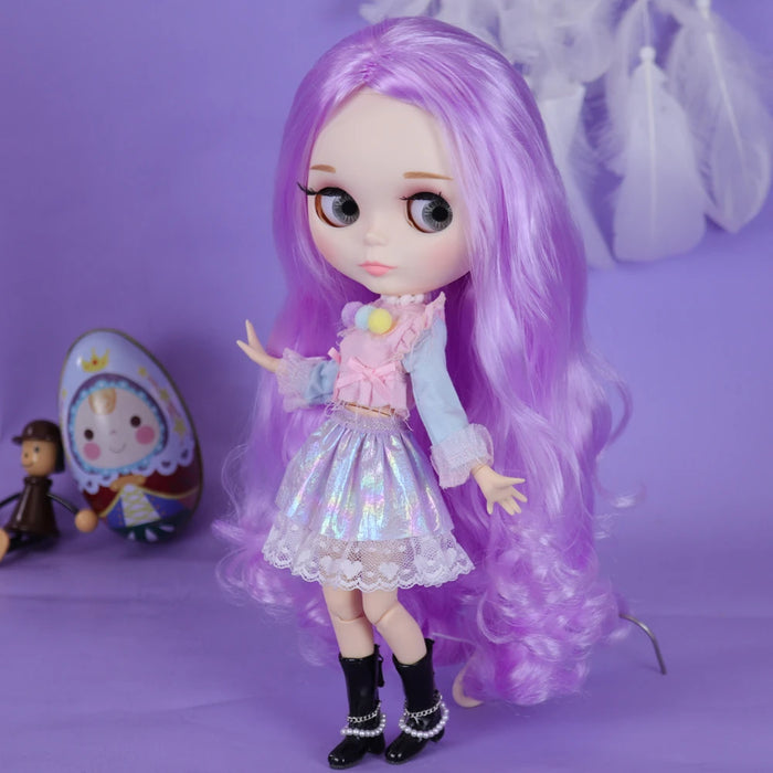 ICY DBS blythe Doll pelle bianca corpo articolato 1/6 BJD prezzo speciale regalo giocattolo OB24