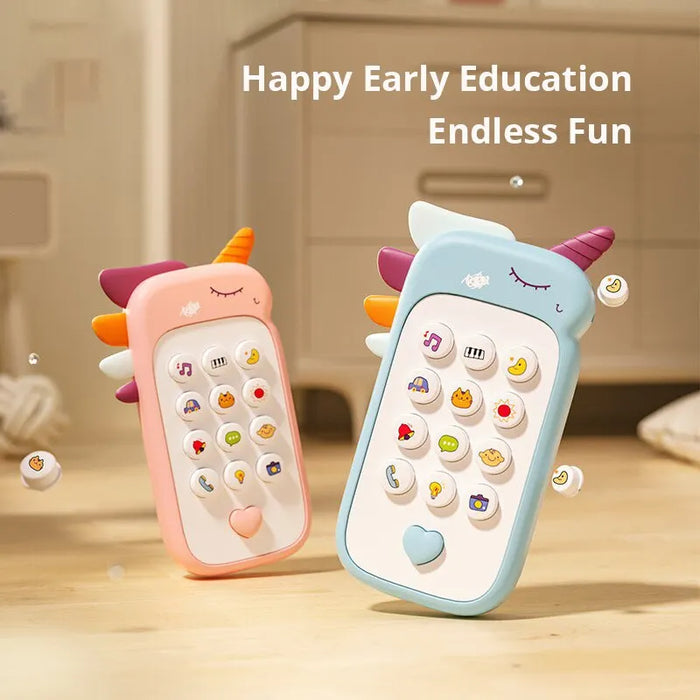 Baby Phone Music Toy Sound Machine Kids Infant Early Educational Mobile Phone Gift