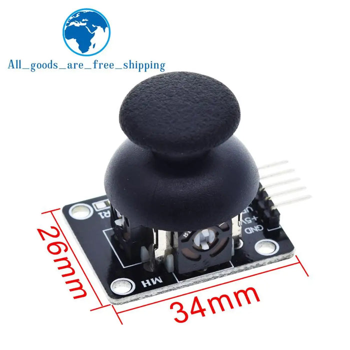 TZT per modulo Joystick XY a doppio asse Arduino sensore leva di controllo Joystick PS2 di qualità superiore KY-023 nominale 4.9 /5