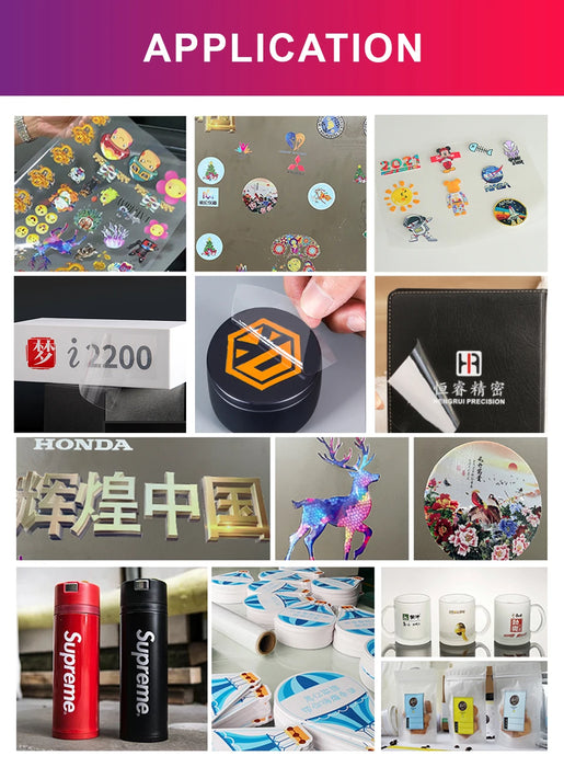 OYfame UV DTF film A per UV DTF Sticker Printer A4 A3 UV printer film impermeabile LOGO transfer UV DTF film sticker tutta la stampa