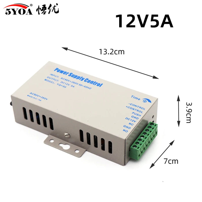 Di Controllo di accesso di Alimentazione Fornitore Trasformatore DC 12V 3A Porta Interruttore del sistema di AC 110 ~ 240V tempo di Ritardo max 15s di Controllo di Alta Qualità