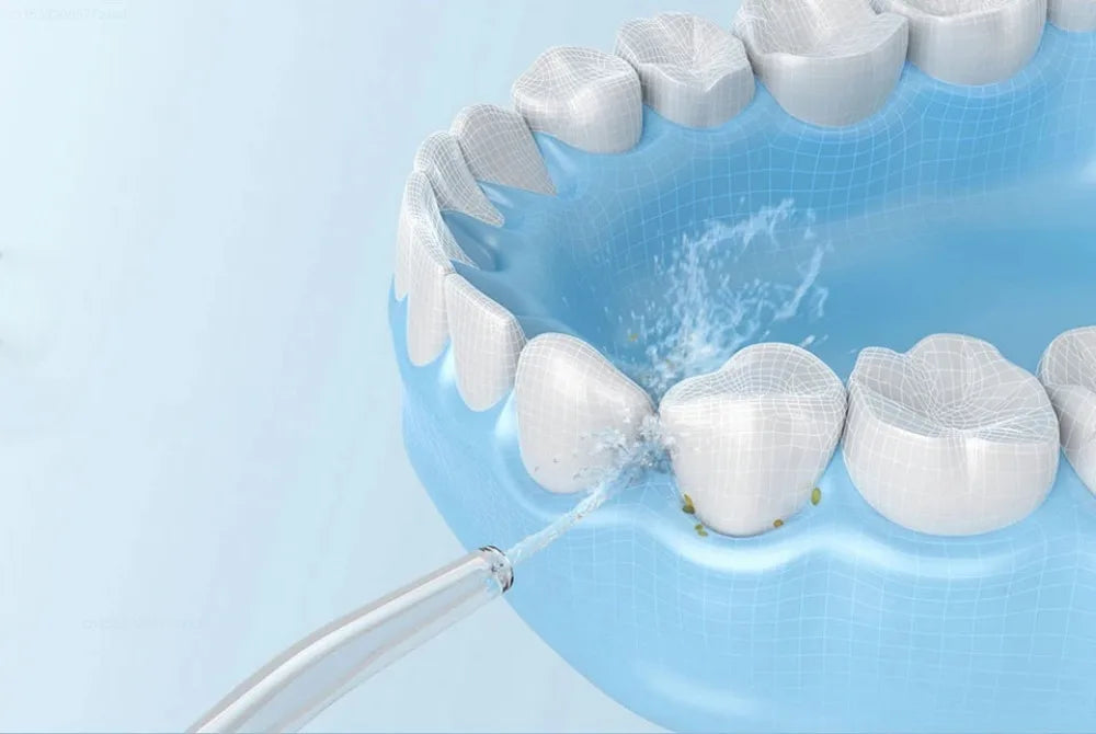 Xiaomi Mijia MEO701 irrigatore orale portatile dentale sbiancamento dei denti Flosser detergente per denti Waterpulse filo d'acqua per la pulizia dei denti