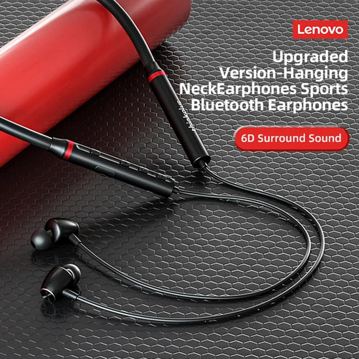 Origial Lenovo HE05X auricolari Bluetooth auricolari impermeabili tappi per le orecchie HIFI Sound cuffie magnetiche con archetto da collo cuffie sportive