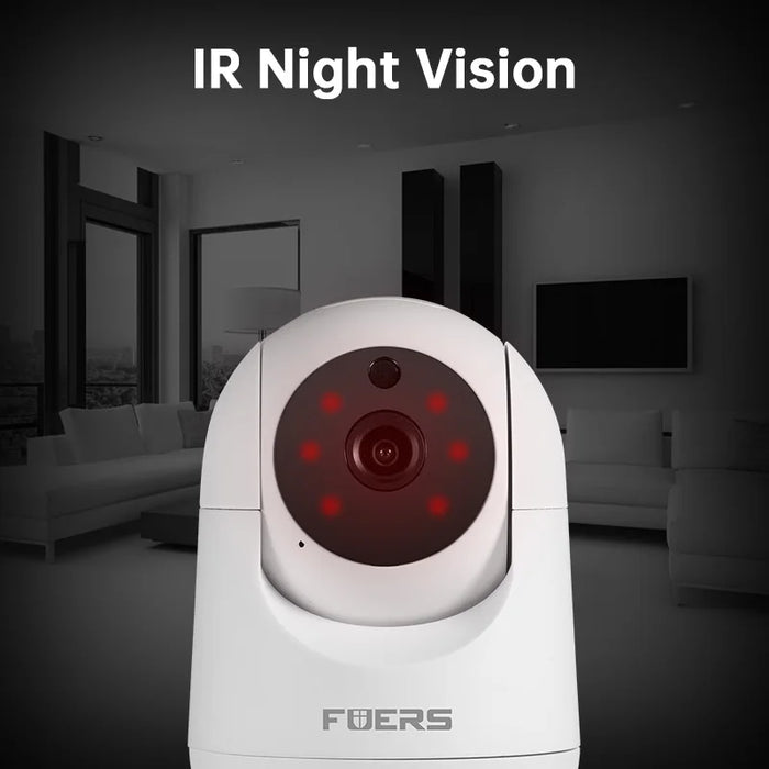 Fuers 5MP WiFi Camera Tuya Smart Home Indoor Wireless IP telecamera di sorveglianza AI rileva monitoraggio automatico sicurezza Baby Monitor