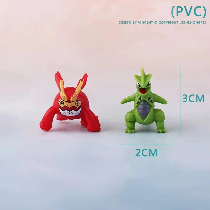 144-24 pz Pokemon Action Figure 2-3CM non ripetere Mini Figure modello giocattolo Pikachu Anime bambini raccolgono bambole regali di compleanno