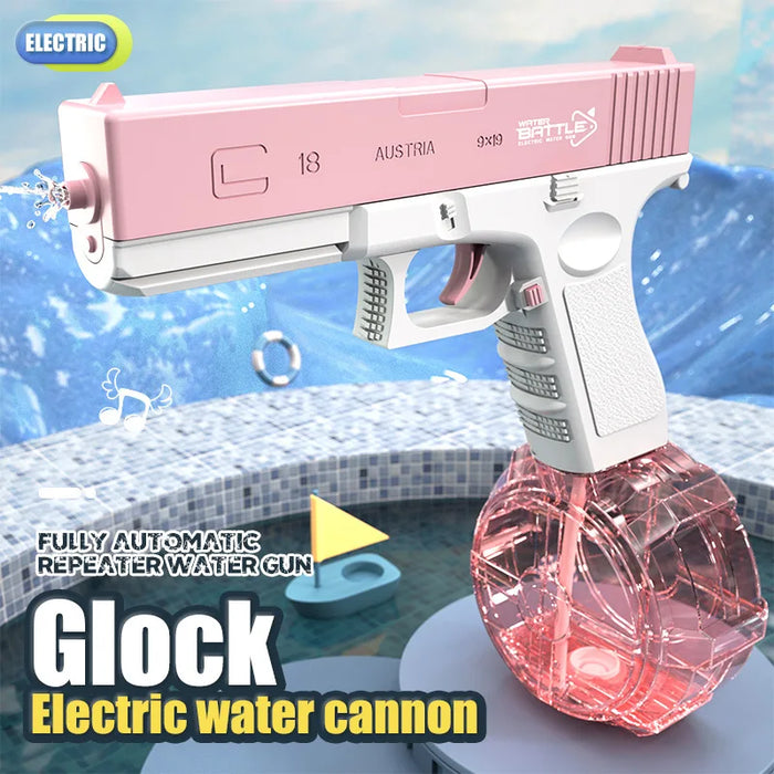 Nuova pistola ad acqua pistola elettrica giocattolo da tiro Full Automatic Outdoor Beach Gun Summer Water Beach Toy per bambini ragazzi ragazze adulti