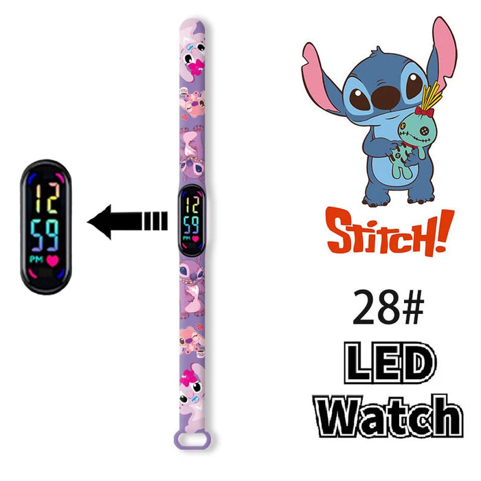 Pokemon Fire Dragon Kabi Beast Mew Two Miao Frog Seed orologio da polso per bambini LED Touch orologio impermeabile sport regali di natale