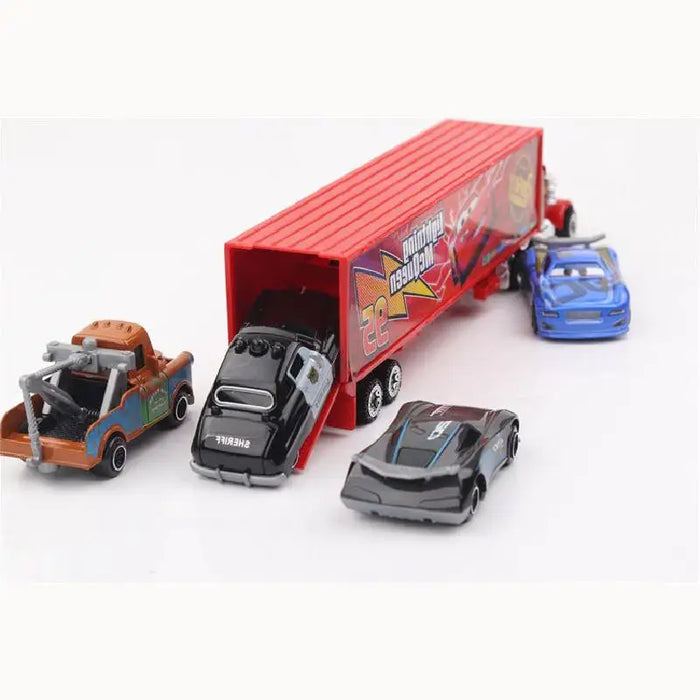 6-7 pz/set Disney Pixar Car 3 Lightning Mcqueen Uncle Truck Jackson Storm 1:55 Diecast Metal Car Model Toys Kids Boy Xmas Gift