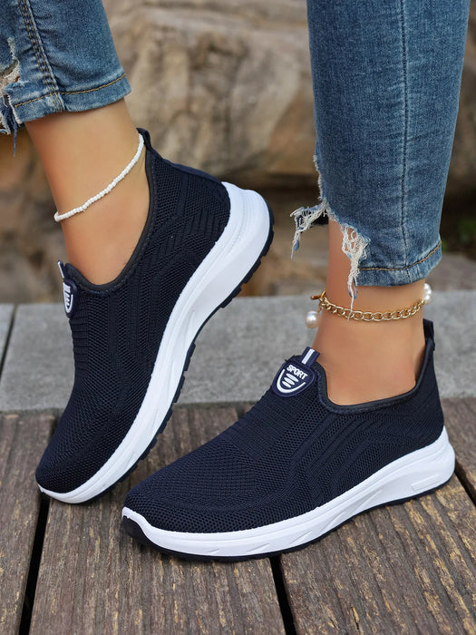 2024 New Fashion Mesh Shoes scarpe da donna Mesh scarpe sportive appartamenti traspiranti Sneakers Casual con suola morbida