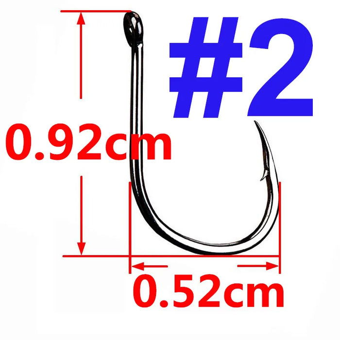 100/50/25 pz Iseama Carp Fishing Hook Offset Circle Hook Single Fly Fishing Jig Hook spinato sea Fishhook Tackle accessori