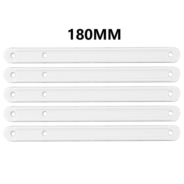 10 pezzi Draw Rail guide per cassetti in plastica 180/235/298mm Draw runner sostituzione Draw Rail guide per cassetti in plastica Hardware per la casa