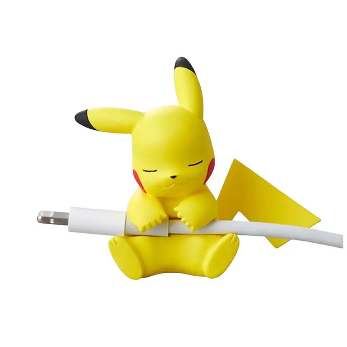 Pokemon Pikachu cavo dati manicotto protettivo moda cartoni animati figura fibbia cavo di ricarica Usb filo morso copertura protettiva giocattoli