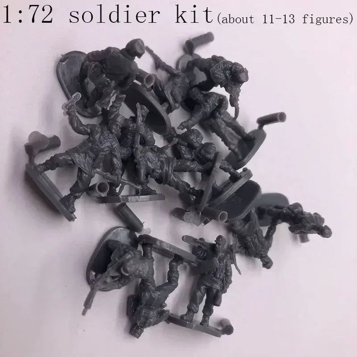 1 pz 1:72 4D plastica assemblare kit serbatoio seconda guerra mondiale modello Puzzle assemblaggio militare tavolo da sabbia giocattoli per bambini