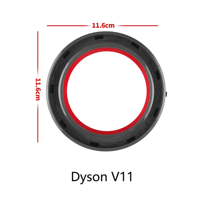 Sostituzione dell'anello di tenuta fisso superiore del bidone della polvere per Dyson V6 V7 V8 V10 V11 V15 secchio della polvere dell'aspirapolvere/sostituzione della tazza della sporcizia Par