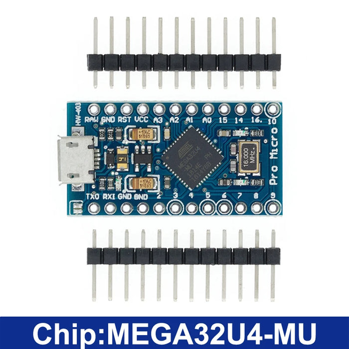 Pro Micro ATMEGA32U4 5V/16MHZ modulo Con il bootloader per arduino MINI USB/Micro USB con 2 riga di intestazione pin per arduino