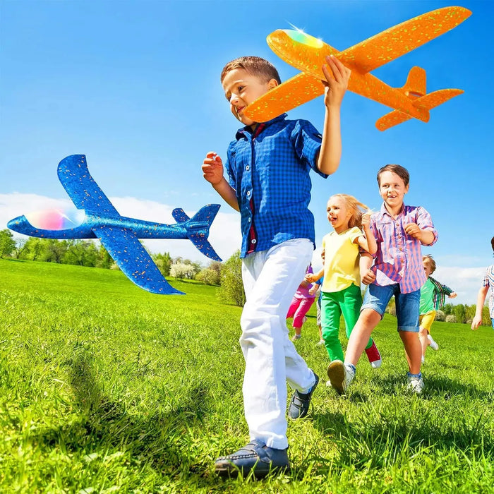 Grande schiuma aereo aliante tiro a mano aereo inerziale EPP Bubble Planes lancio all'aperto giocattoli per bambini per bambini ragazzi regalo