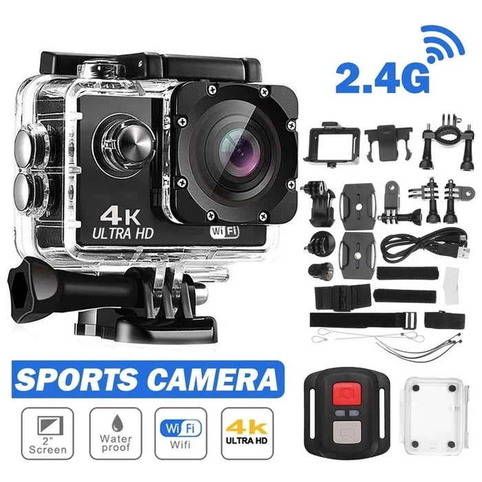 Action Camera Ultra HD 4K/30fps WiFi 2.0 pollici 170D casco impermeabile subacqueo telecamere di registrazione Video Sport Cam