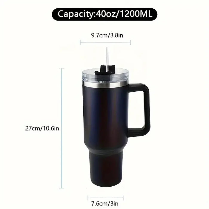 1PC Bingba Cup Car tazza con manico portatile di grande capacità tazza isolante in acciaio inossidabile tazza isolante per caffè 40oz