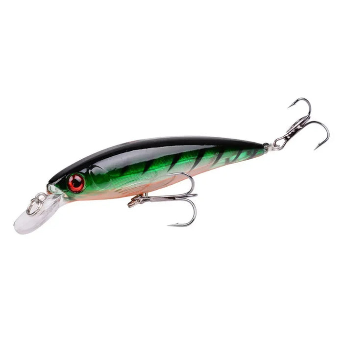 1 PZ Laser Minnow Richiamo di Pesca 11 CM 13G pesca ganci pesce wobbler affrontare crankbait artificiale giappone esca dura swimbait