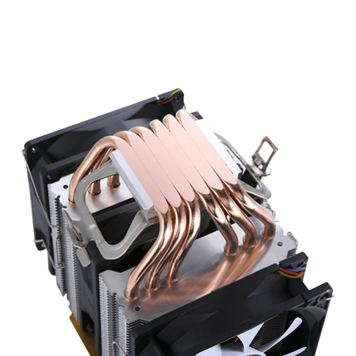 6 Heat Pipe Twin Towers processore CPU raffreddamento ventola PWM adatta per l'installazione della scelta preferita del giocatore di gioco LGA2011 x79 x99 E5