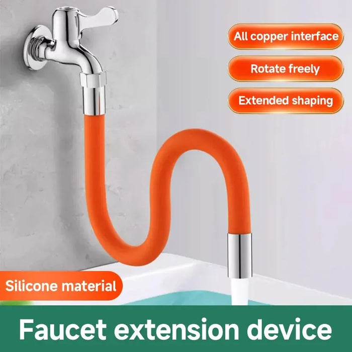 Prolunga per rubinetto da cucina universale 360 ° tubo flessibile rotante in Silicone tubo per rubinetto dell'acqua tubo per lavabo da bagno