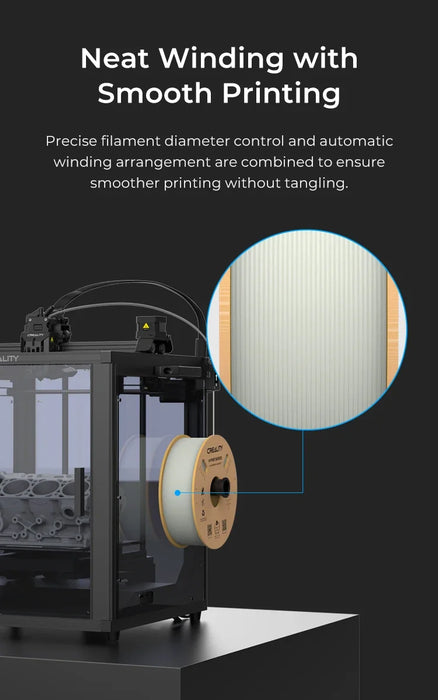 Filamento CREALITY PLA 1,75 mm 1 kg Migliore fluidità Raffreddamento più rapido Materiali per stampante 3D ad alta precisione Serie Hyper per stampante FDM