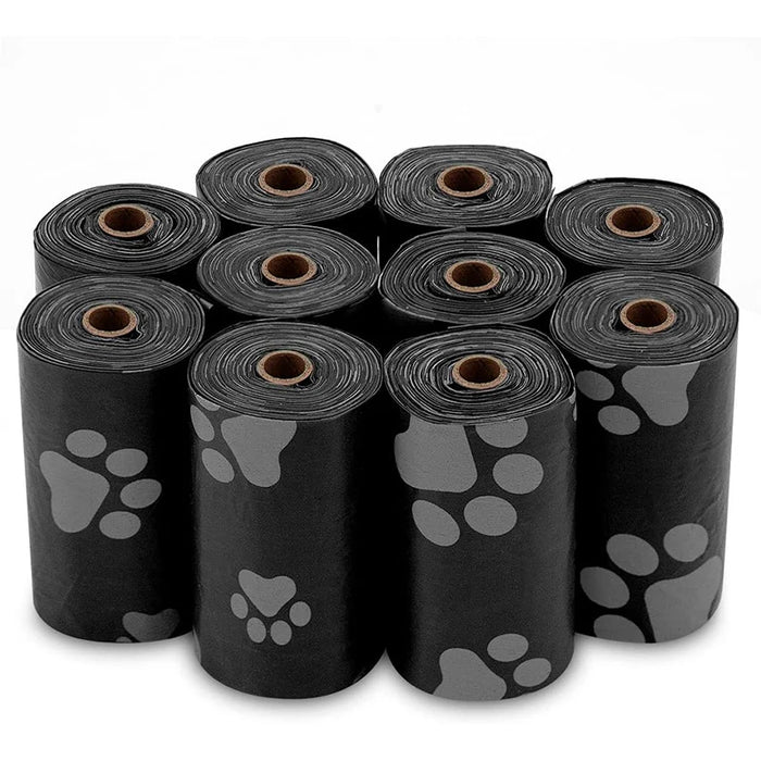 120 rotoli sacchetto di cacca di cane pulizia esterna sacchetto di cacca all'aperto pulito animali domestici forniture per cane 15 sacchetti/rotolo ricarica sacchetto di immondizia forniture per animali domestici