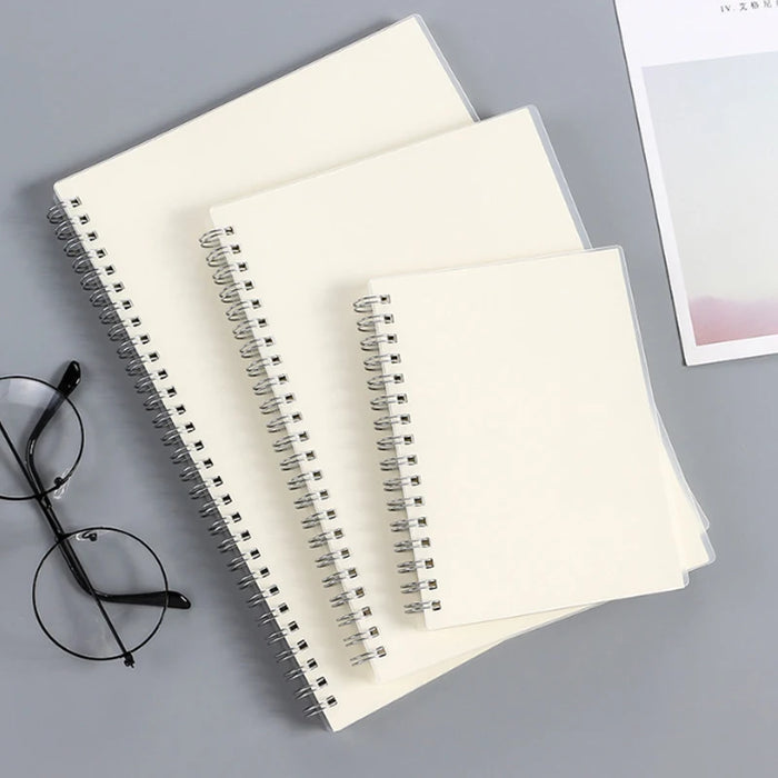 A5 A6 B5 quaderno a spirale quaderno a spirale To-Do foderato DOT Blank Grid Paper Journal diario Sketchbook per materiale scolastico cancelleria