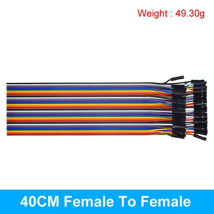 TZT Dupont Linea 10CM 20CM 30CM 40Pin Maschio a Maschio + Maschio a Femmina e Femmina a Femmina Jumper Wire Dupont Cavo per Arduino