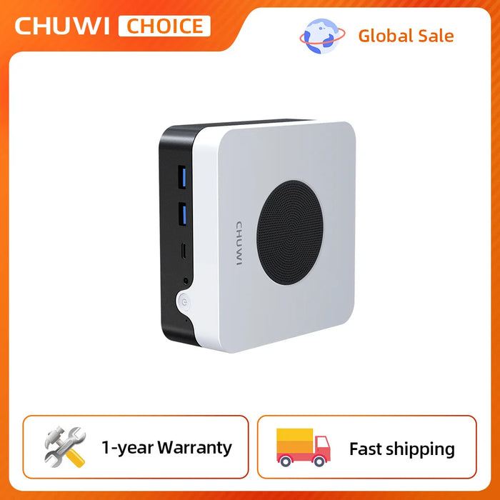 CHUWI LarkBox X Mini PC Intel N100 Game PC UHD Graphics per processori Intel di 12th Gen 12GB RAM 512GB SSD WiFi 6 Computer Desktop