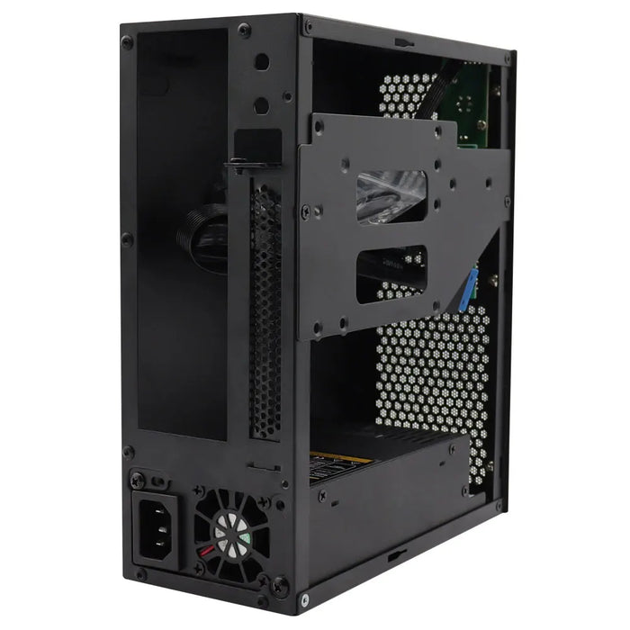 HTPC Computer Case Mini ITX Gaming PC Chassis Desktop Chassis USB3.0 Computer Case Home Computer Case nero e argento