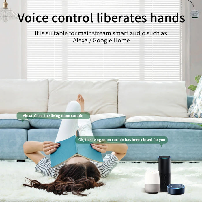 Tuya Smart WiFi interruttore per tende avvolgibile cieco RF433MHz telecomando per Smart Life App supporto Google Home Alexa