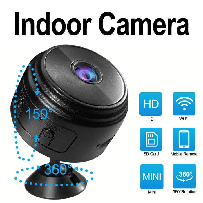 A9 WiFi Mini Camera Recorder monitoraggio della sicurezza Wireless Video Mini Camera Recorder Voice Camera Smart Home per neonati e animali domestici