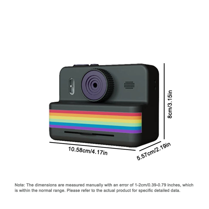 Fotocamera digitale per bambini per la fotografia Mini stampante portatile termica stampa istantanea foto fotocamera per bambini 2.8 pollici HD Video Toy Gifts