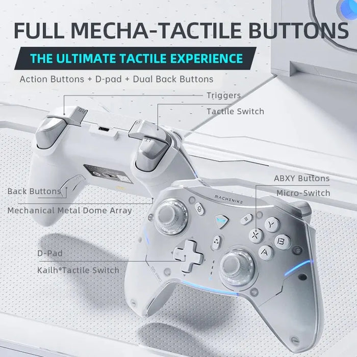 Gamepad Controller di gioco Wireless Machenike G5 Pro Elite Hall Trigger Joystick Mecha-pulsanti tattili per Switch PC Android IOS