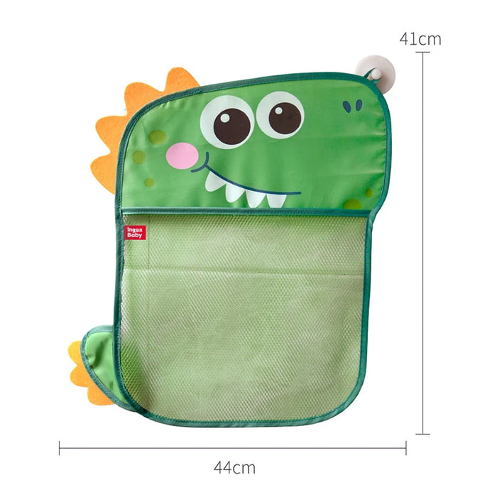 Dinosaur Animal Baby Bath Toys Organizer Kids Tidy Storage aspirazione bagno vasca da bagno bambola Hanging Bag Basket Mesh Bag Water Toys