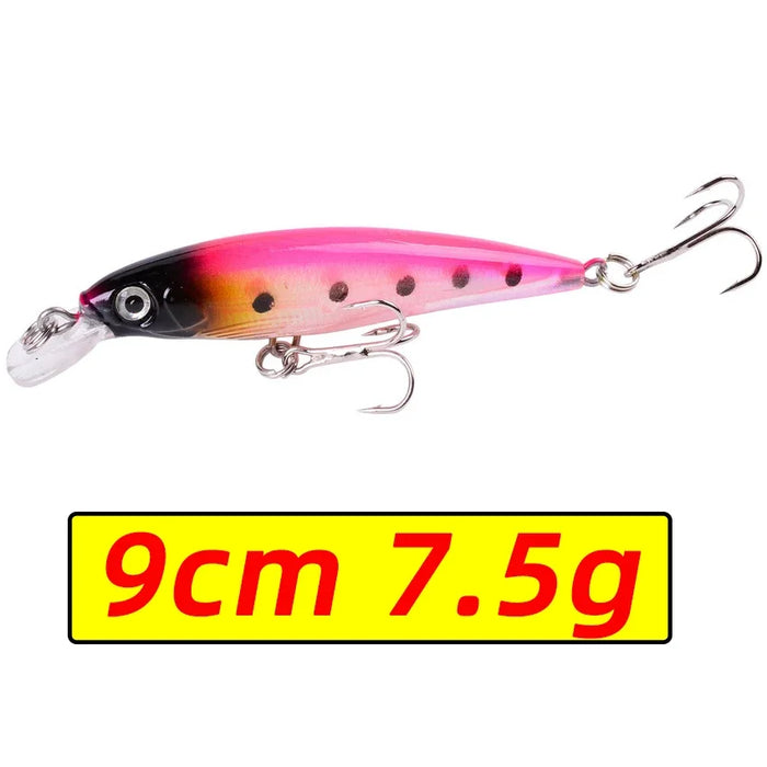 1 PZ Laser Minnow Richiamo di Pesca 11 CM 13G pesca ganci pesce wobbler affrontare crankbait artificiale giappone esca dura swimbait