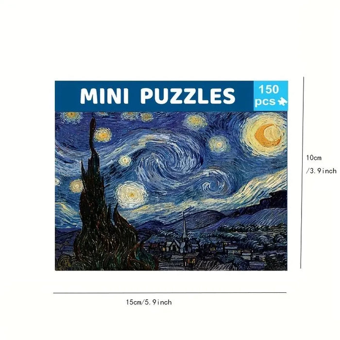 150pcs provetta Jigsaw Puzzle World Famous Painting Van Gogh The Starry Night Christmas Gift