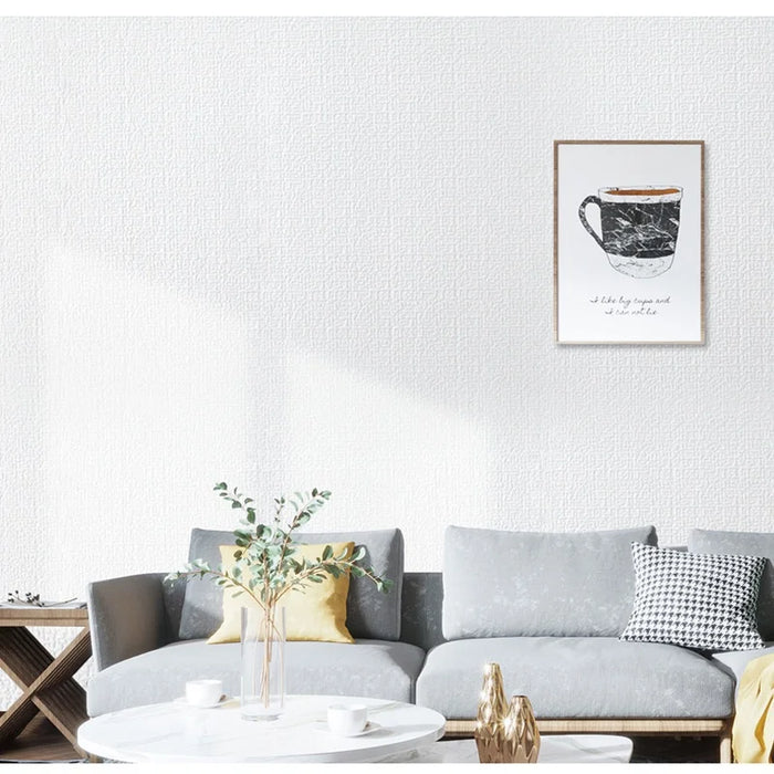 Camera da letto soggiorno tinta unita 10m autoadesivo sfondo carta da parati decorazione schiuma impermeabile anti-collisione wall sticker