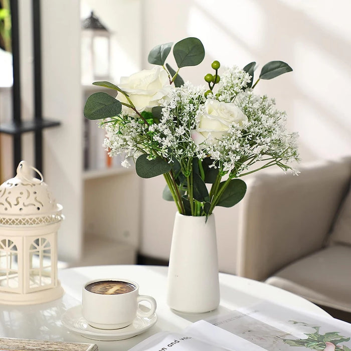 Gypsophila fiori artificiali accessori da sposa decorazioni per la casa di natale vaso da pranzo Bonsai per interni fai da te per forniture per le vacanze di nozze