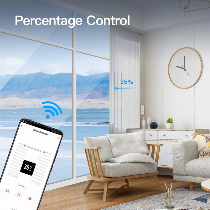 MOES Tuya WiFi Smart Motor catena elettrica tende a rullo ombra otturatore Drive Kit remoto RF Smart Life App tramite Alexa/Google