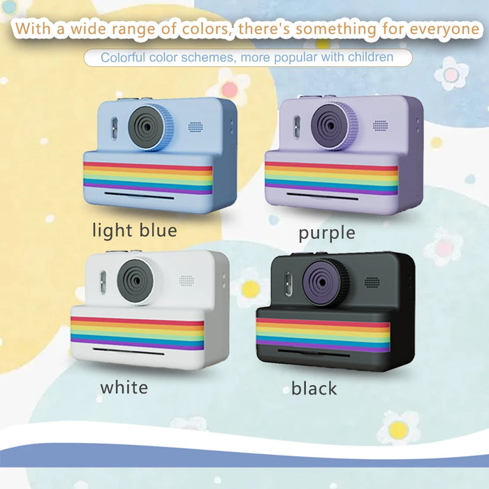 Fotocamera digitale per bambini per la fotografia Mini stampante portatile termica stampa istantanea foto fotocamera per bambini 2.8 pollici HD Video Toy Gifts