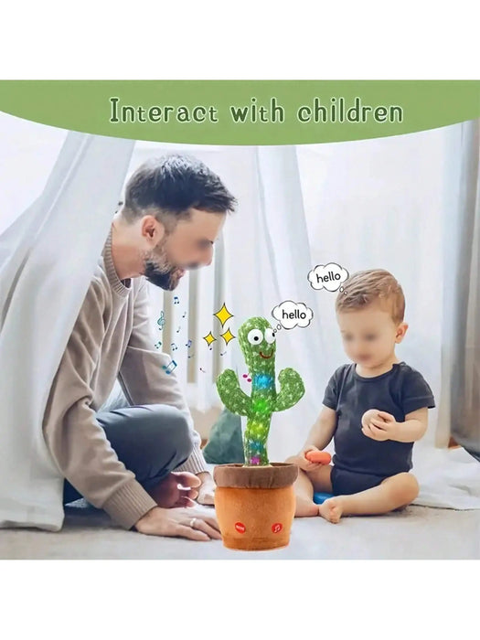 1 pz-dancing Talking Cactus Toys For Baby Boys And Girls, Singing Mimicking Recording ripeti quello che dici Sunny Cactus Up Plus