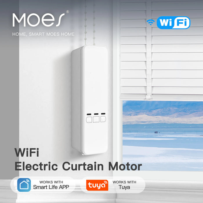 MOES Tuya WiFi Smart Motor catena elettrica tende a rullo ombra otturatore Drive Kit remoto RF Smart Life App tramite Alexa/Google