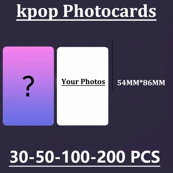 Photocard personalizzato Kpop photogolds Lomo Business Album Photo Kpop Cards Gift