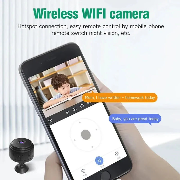 A9 WiFi Mini Camera Recorder monitoraggio della sicurezza Wireless Video Mini Camera Recorder Voice Camera Smart Home per neonati e animali domestici