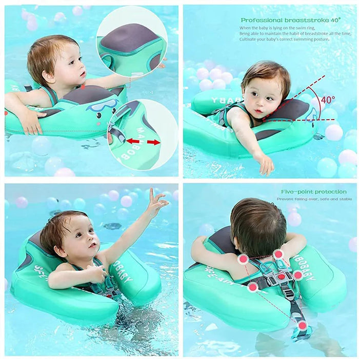 Mambobaby nuovo Non gonfiabile bambino nuoto galleggiante sedile galleggiante bambino anello di nuoto piscina giocattoli accessori divertenti ragazzi ragazze generale