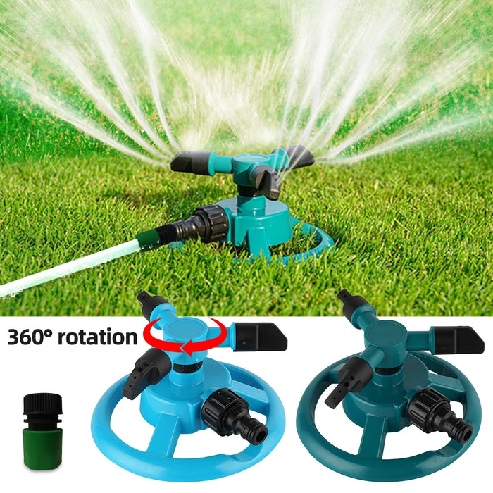 Sistema di irrigatori d'acqua per prato da giardino rotante automatico a 360 gradi accoppiamento rapido ugello rotante per prato forniture per l'irrigazione del giardino